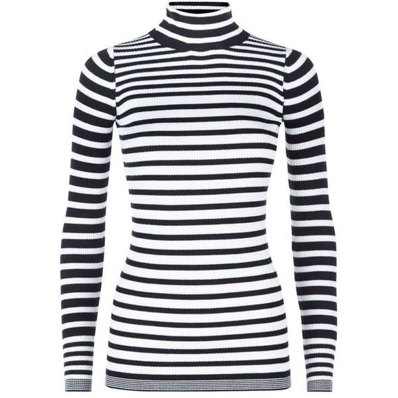 SANDRO “SKY STRIPED” TURTLENECK SZ 1 (XS/S) - Picture 2 of 10